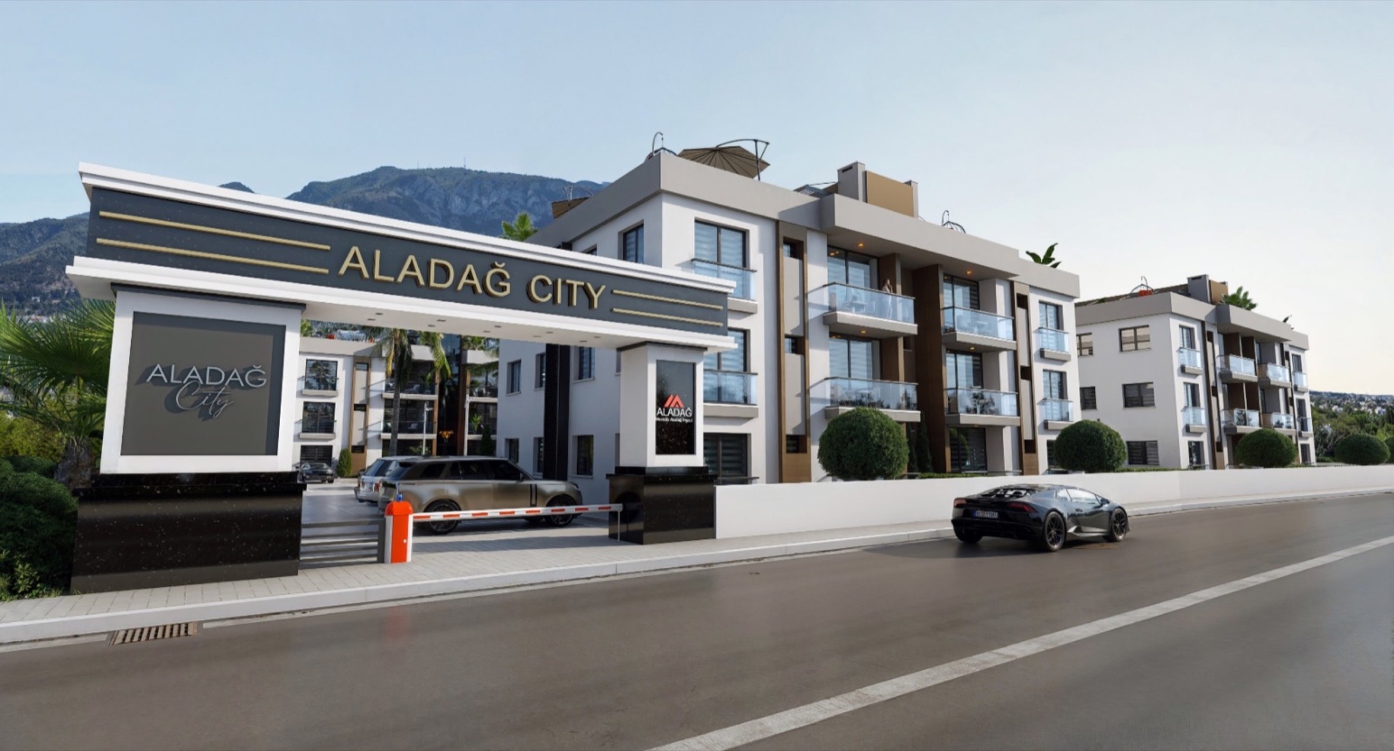 Визуализация проекта Aladag City в Лапте